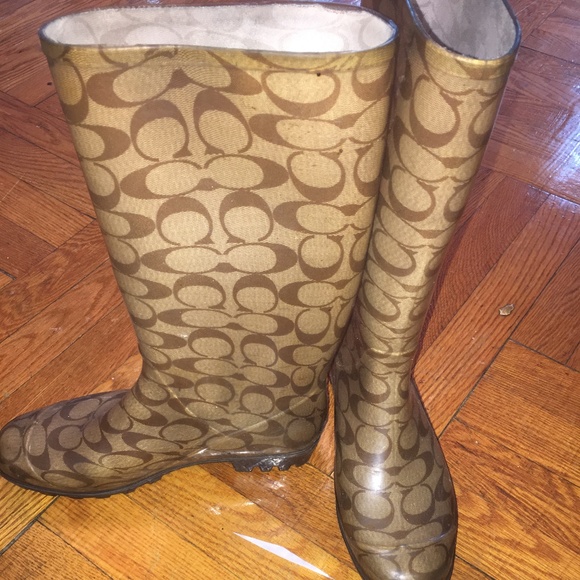 Coach Rainboots - Picture 1 of 1
